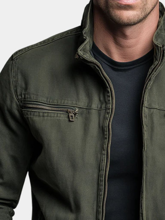 Sergio | Stijlvolle Vintage Katoenen Jas