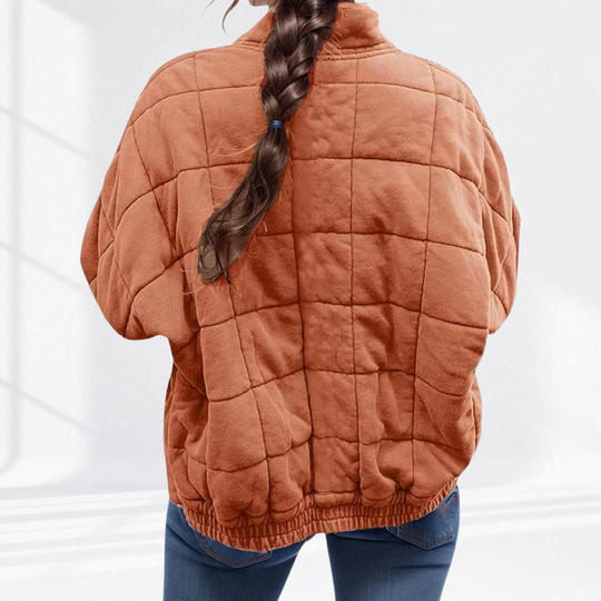 Fiona - Stijlvolle Oversized Gewatteerde Jas