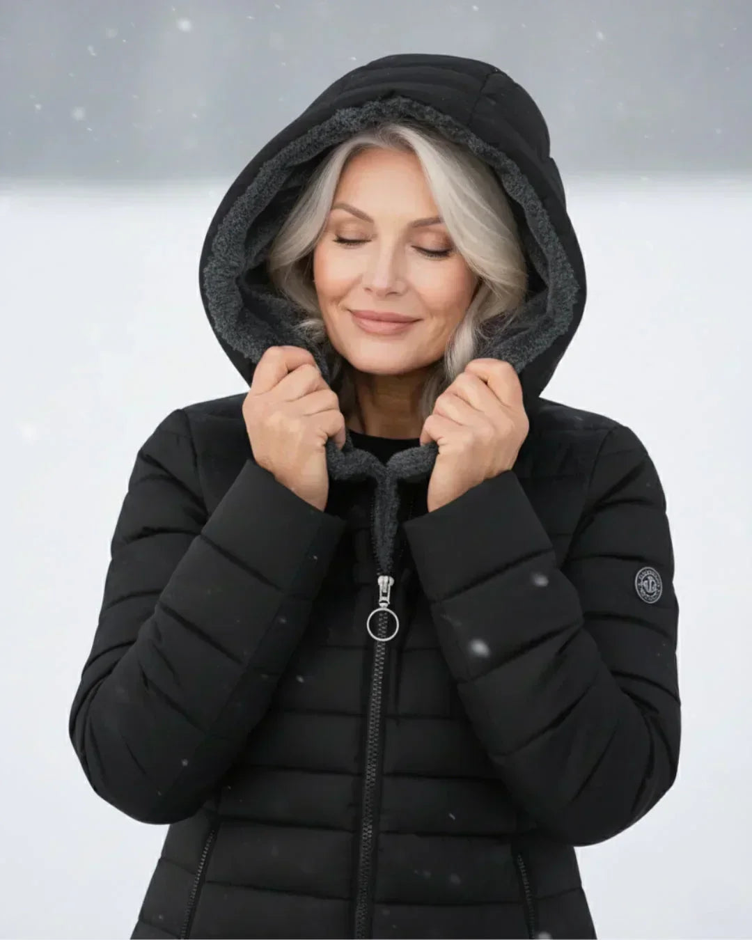 Fiona - Elegante Fleece Gewatteerde Jas