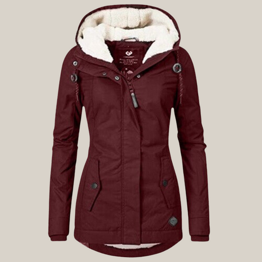 Rebecca - Elegante Warme Gewatteerde Winterjas