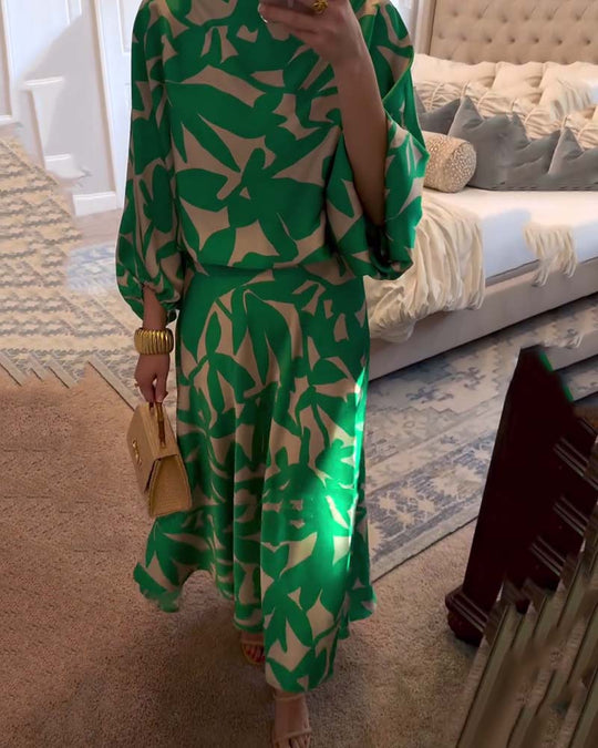 Laura - Tweedelige Set met Midi Rok