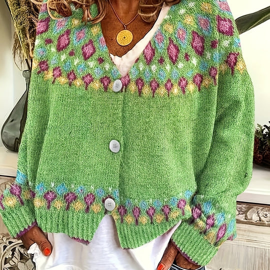 Suzanne - Elegant Boho Knopen Vest