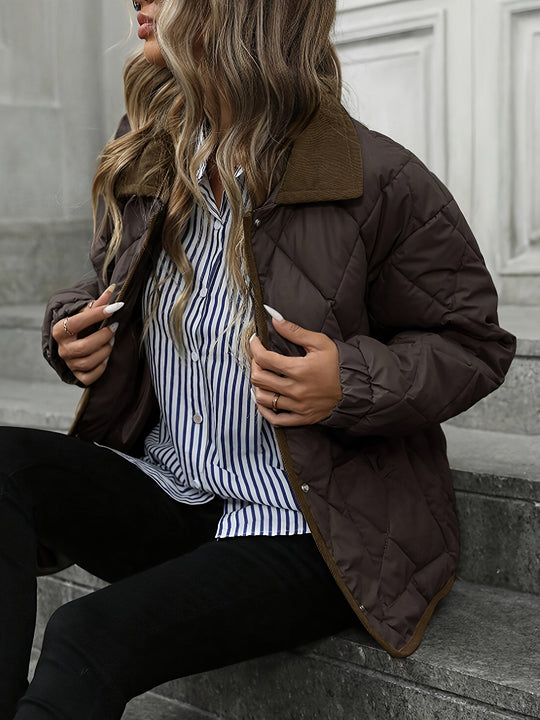 Julie - Stijlvolle Oversized Gewatteerde Jas