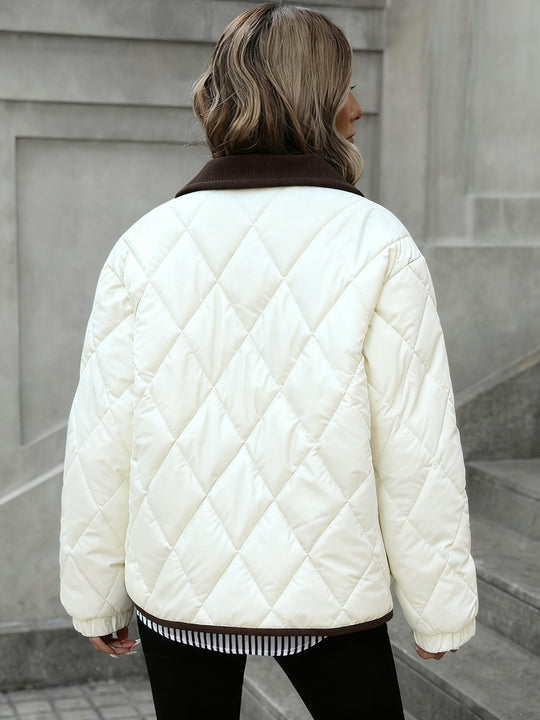 Julie - Stijlvolle Oversized Gewatteerde Jas