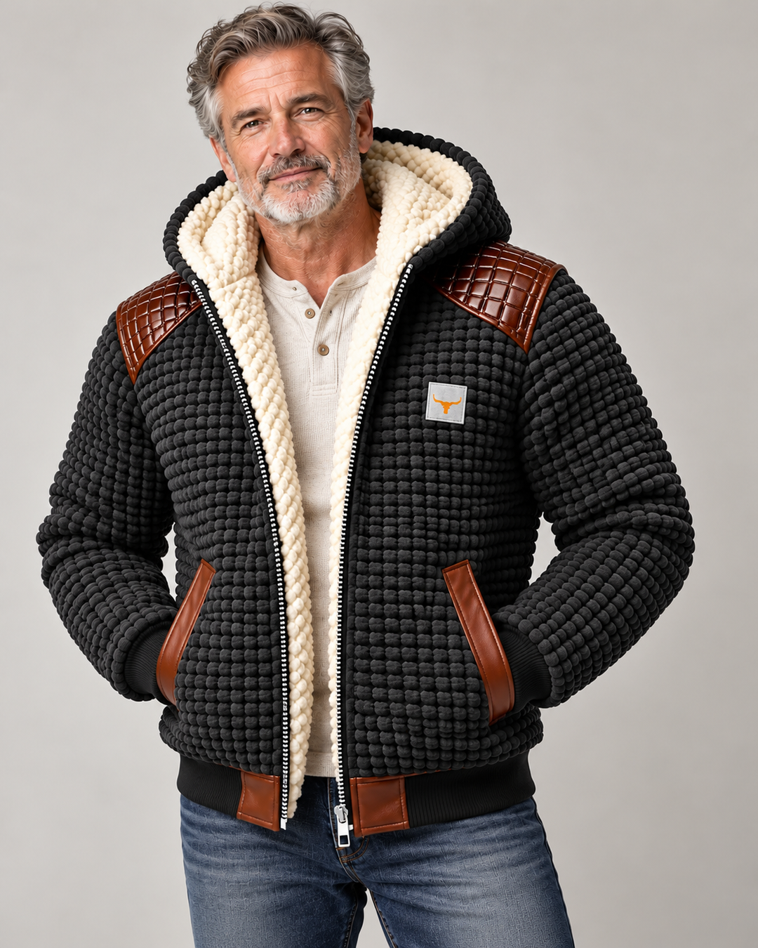 Sebastian - Casual Gebreid Teddy Vest