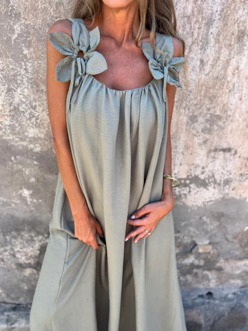 Jade | Maxi Zomerjurk Dames Wijd