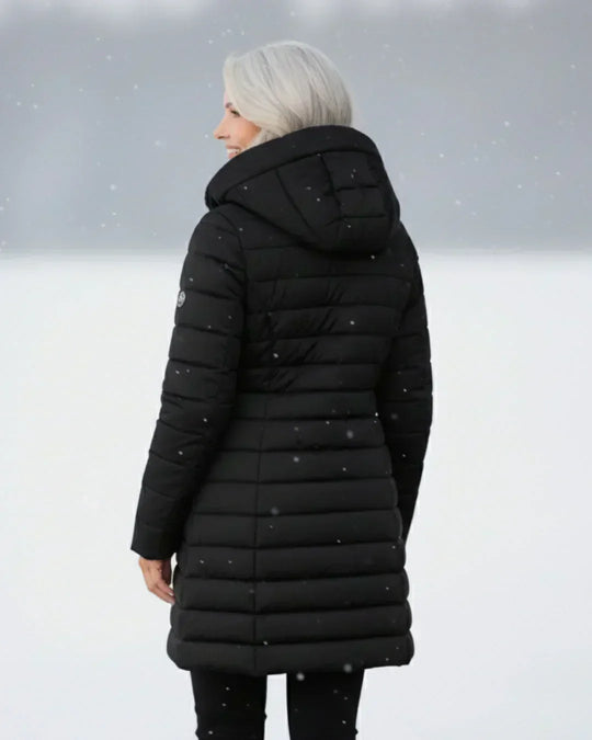 Fiona - Elegante Fleece Gewatteerde Jas