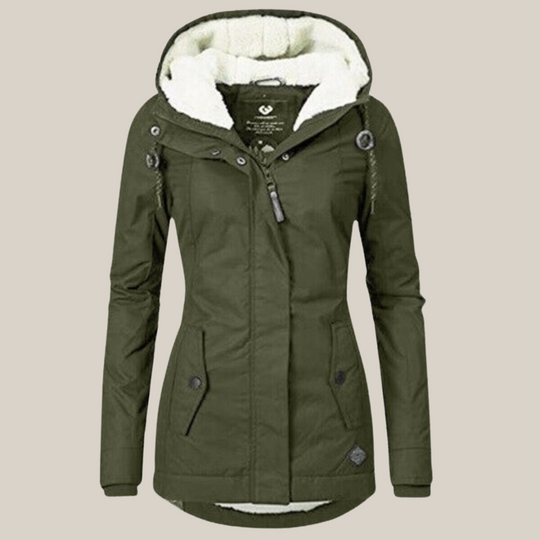 Rebecca - Elegante Warme Gewatteerde Winterjas