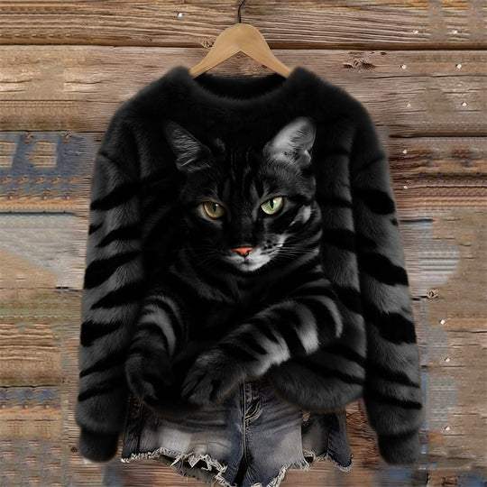 Manon - Stijlvolle Oversized Ronde Hals Sweater