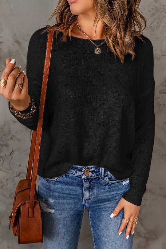 Dames Trui Col Rond Casual Comfortabel