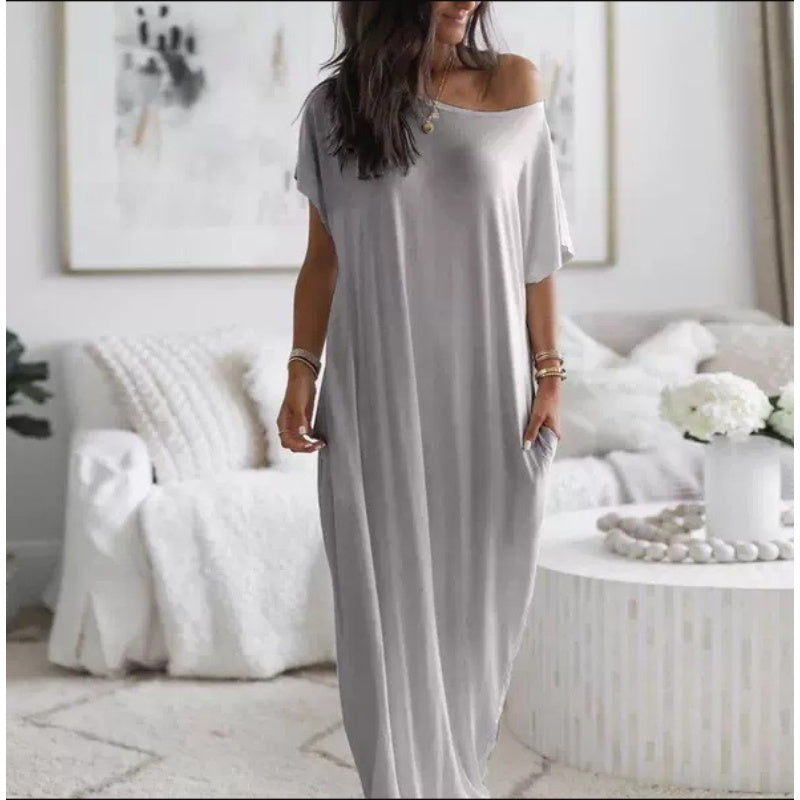 Annelies - Comfortabele Losse Maxi Jurk
