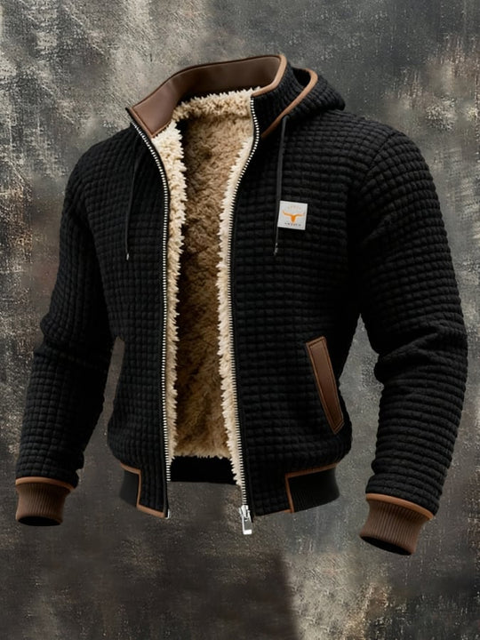 Ryan - Stijlvolle Gebreide Teddy Winterjas