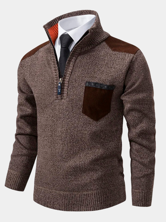 Noah - Trui  Half Zip Heren