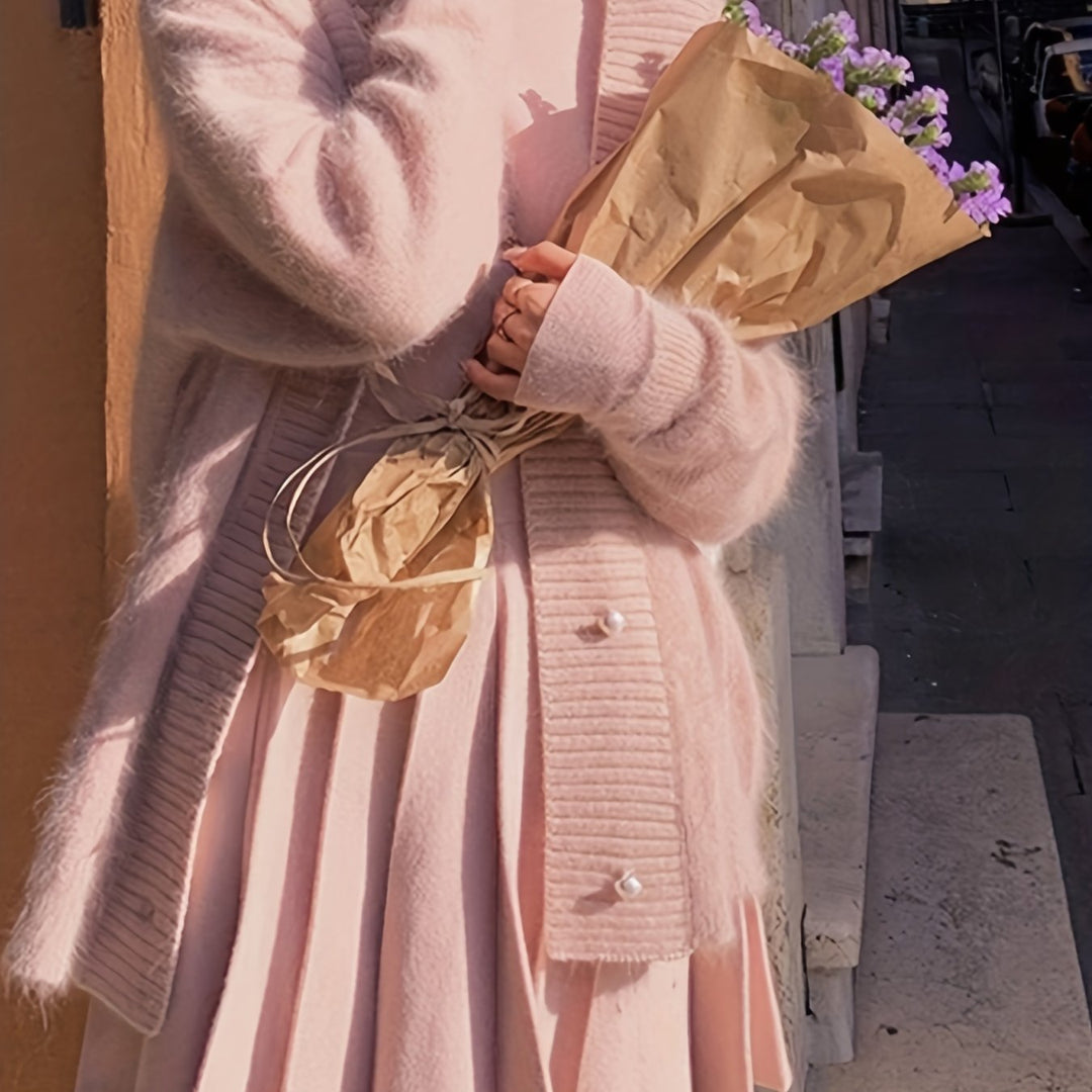 Linda - Elegant Oversized Mohair Vest