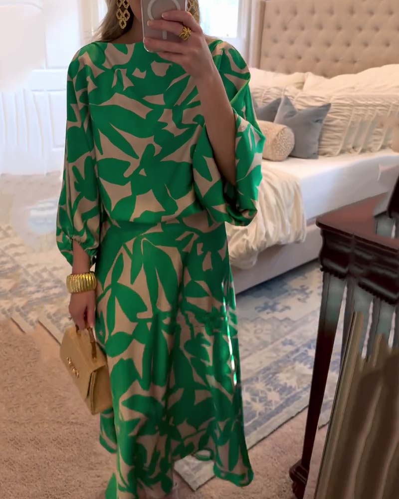 Laura - Tweedelige Set met Midi Rok