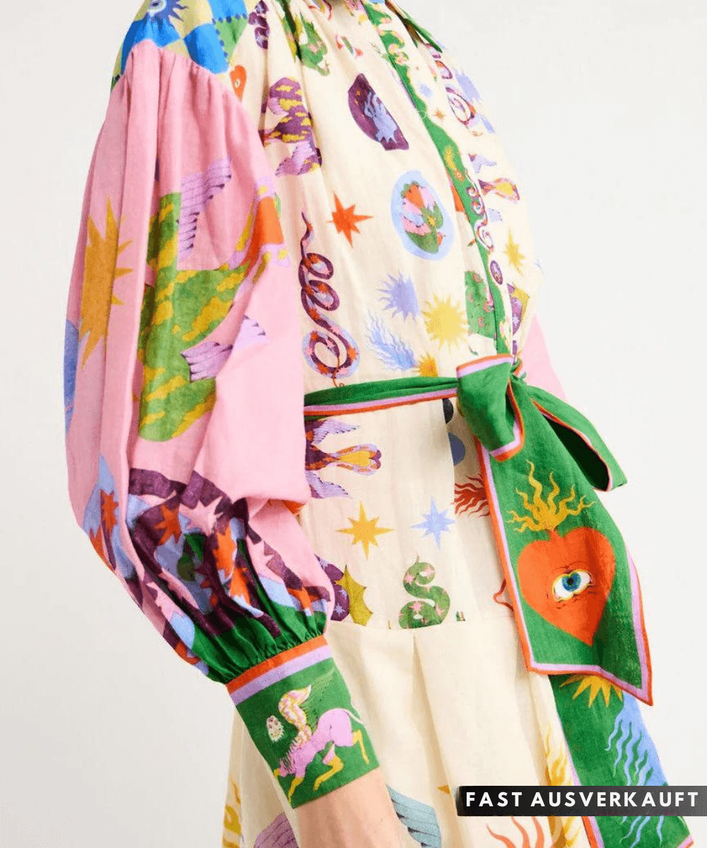 Annet - Kleurrijke Maxi Jurk met Print