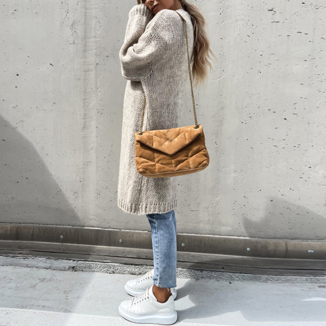 Dames Cardigan Gebreid Los Comfortabel