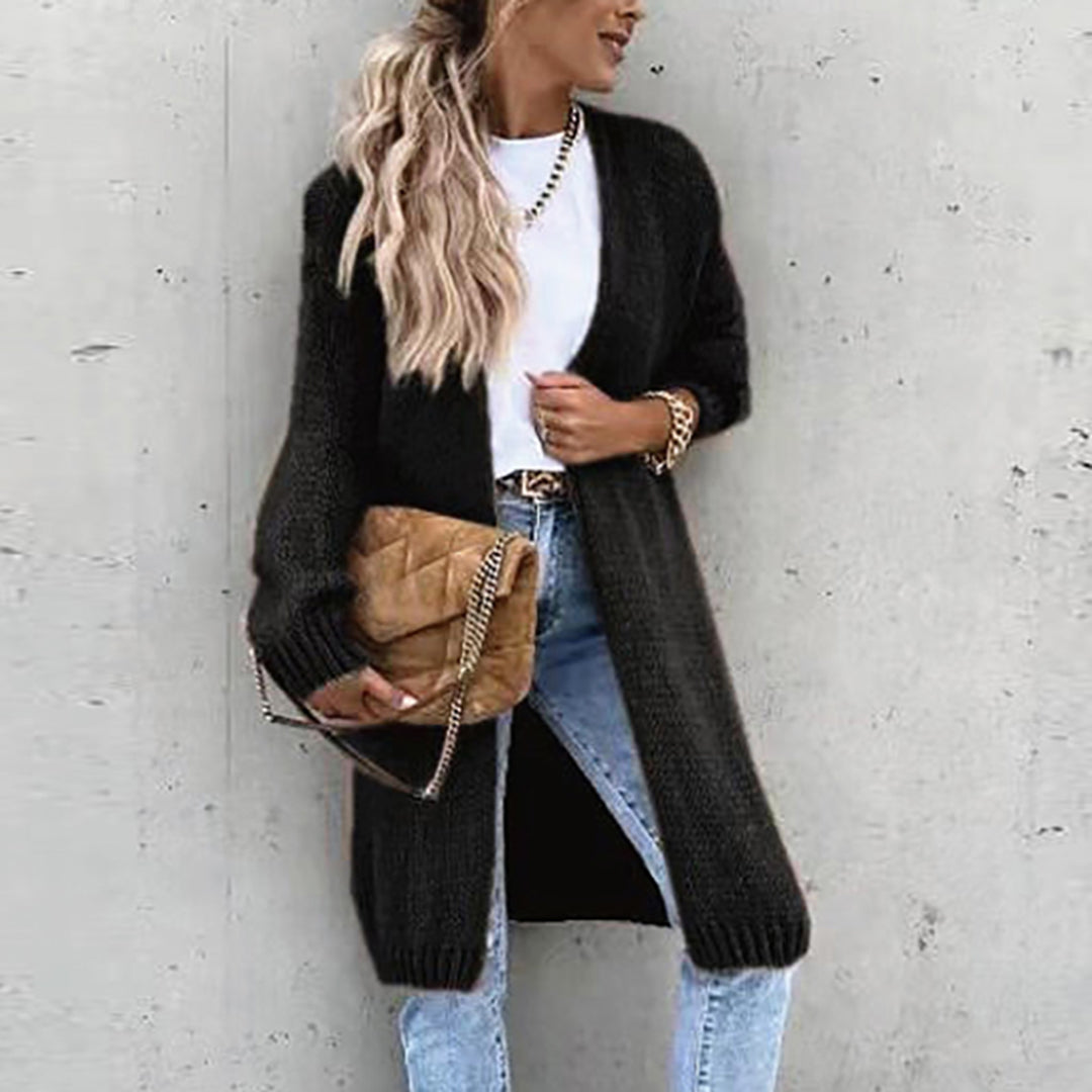 Dames Cardigan Gebreid Los Comfortabel