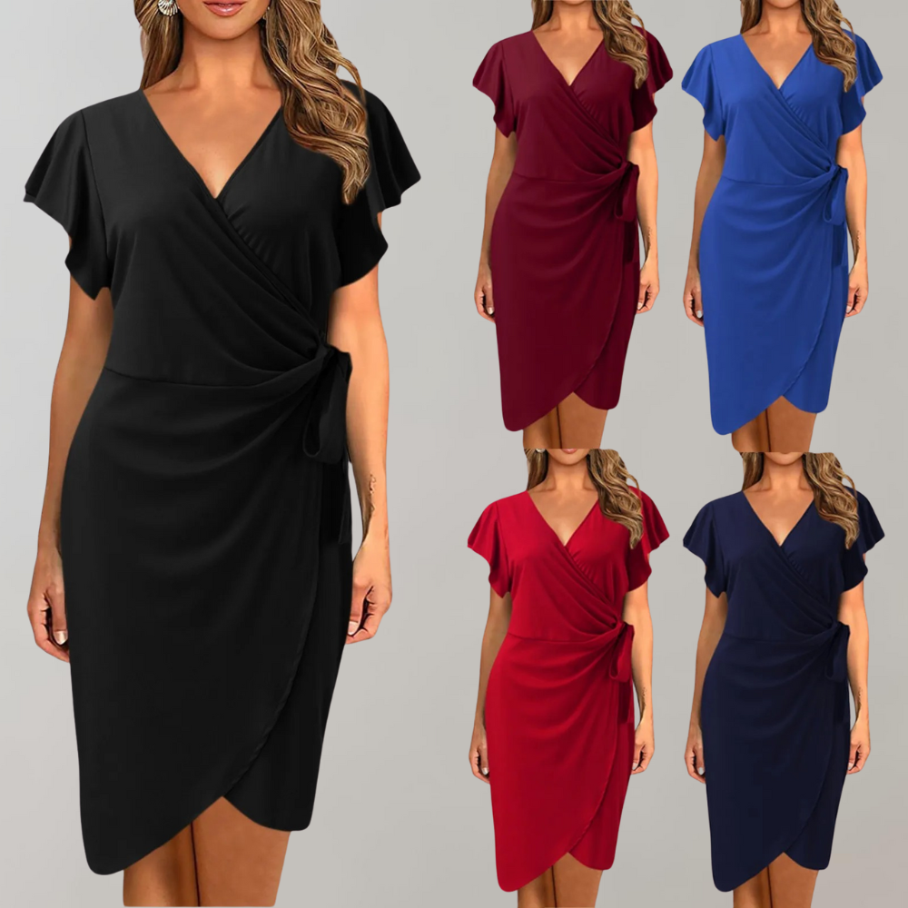 Wikkeljurk Dames Elegant Met V-hals - Lisa