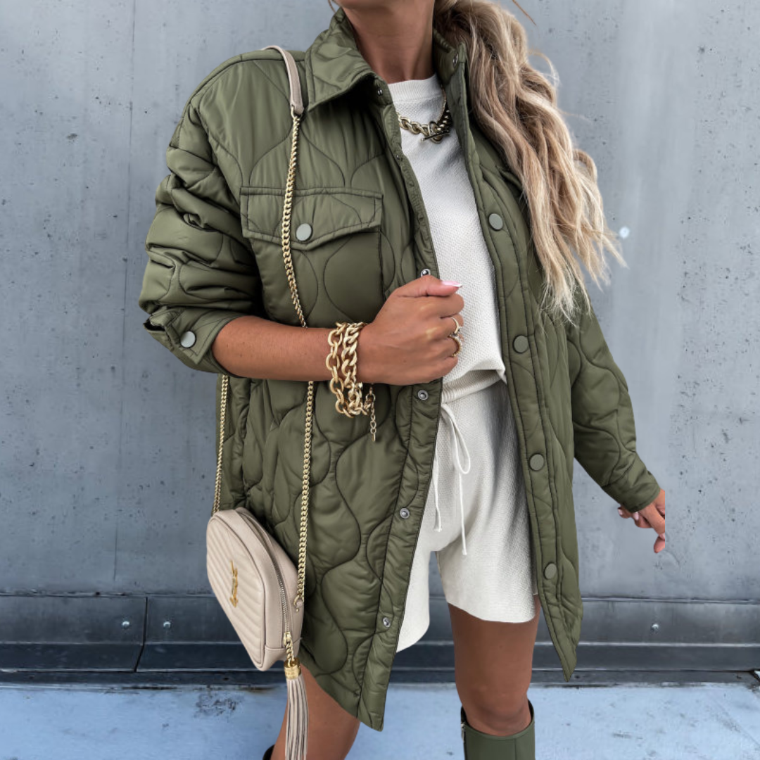 Ingrid - Stijlvolle Oversized Gewatteerde Jas