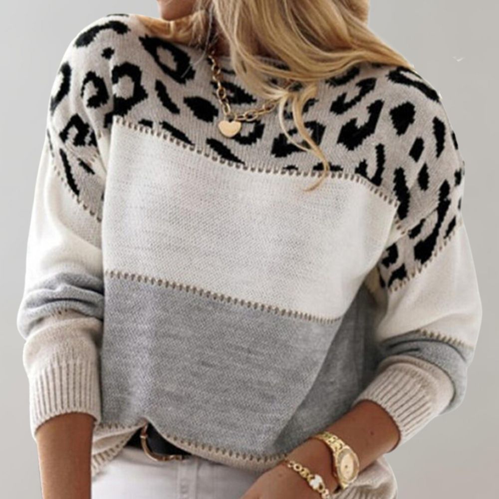 Louise | Stijlvolle Luipaard Print Trui