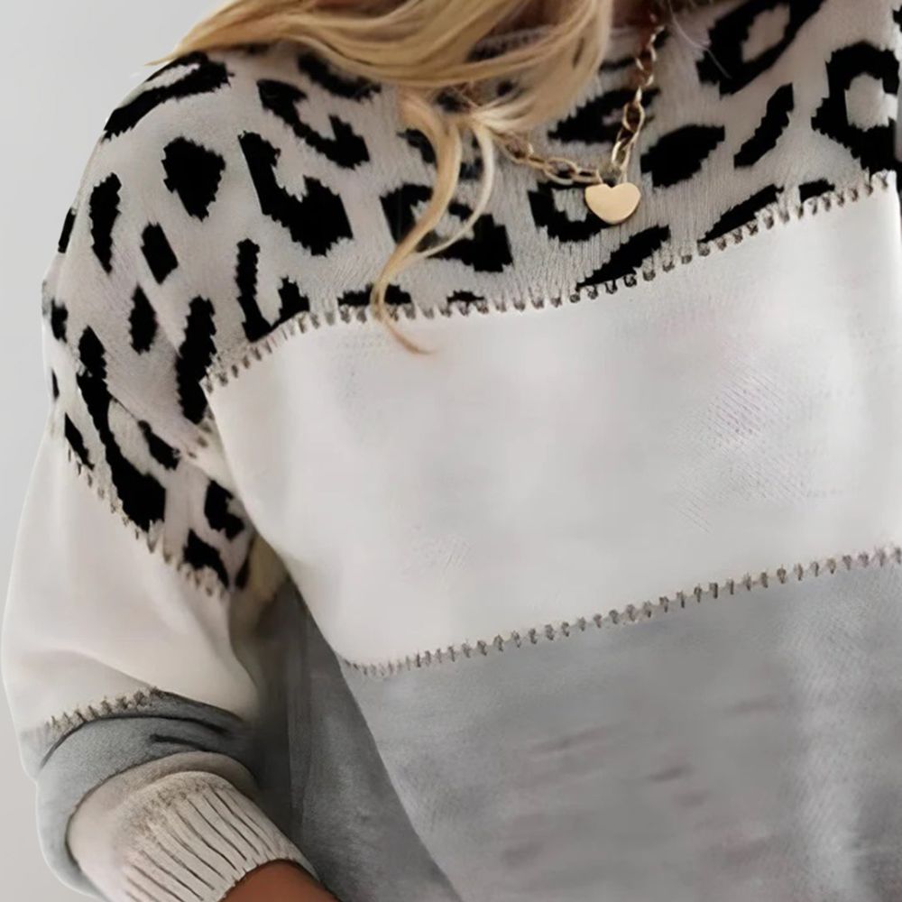 Louise | Stijlvolle Luipaard Print Trui