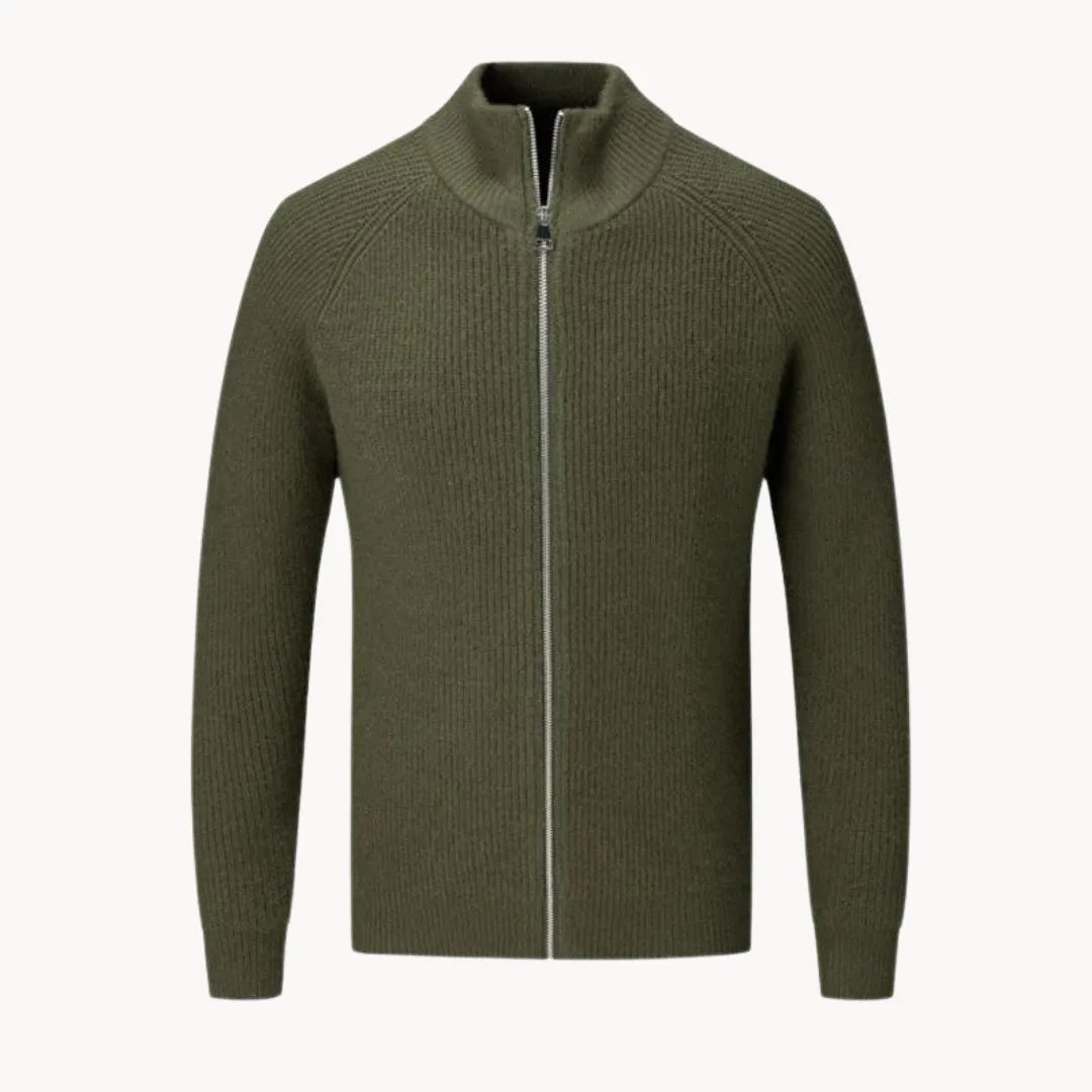 Alessandro - Elegant Wollen Rits Vest