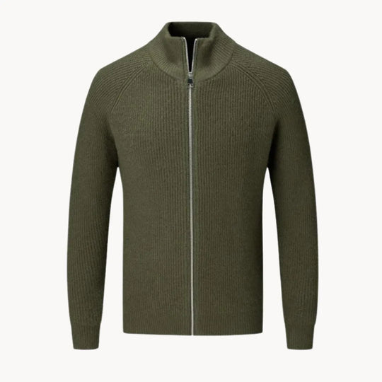 Alessandro - Elegant Wollen Rits Vest