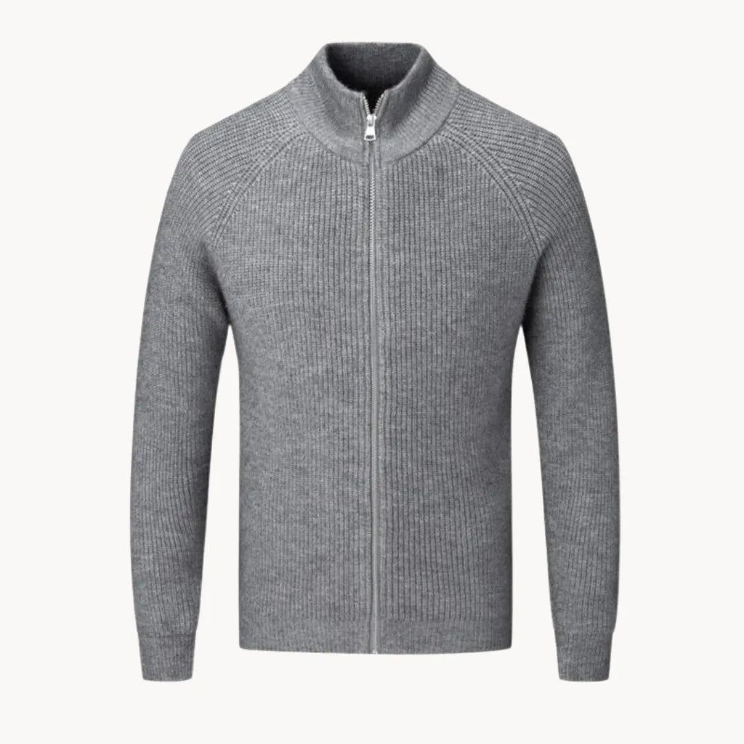 Alessandro - Elegant Wollen Rits Vest