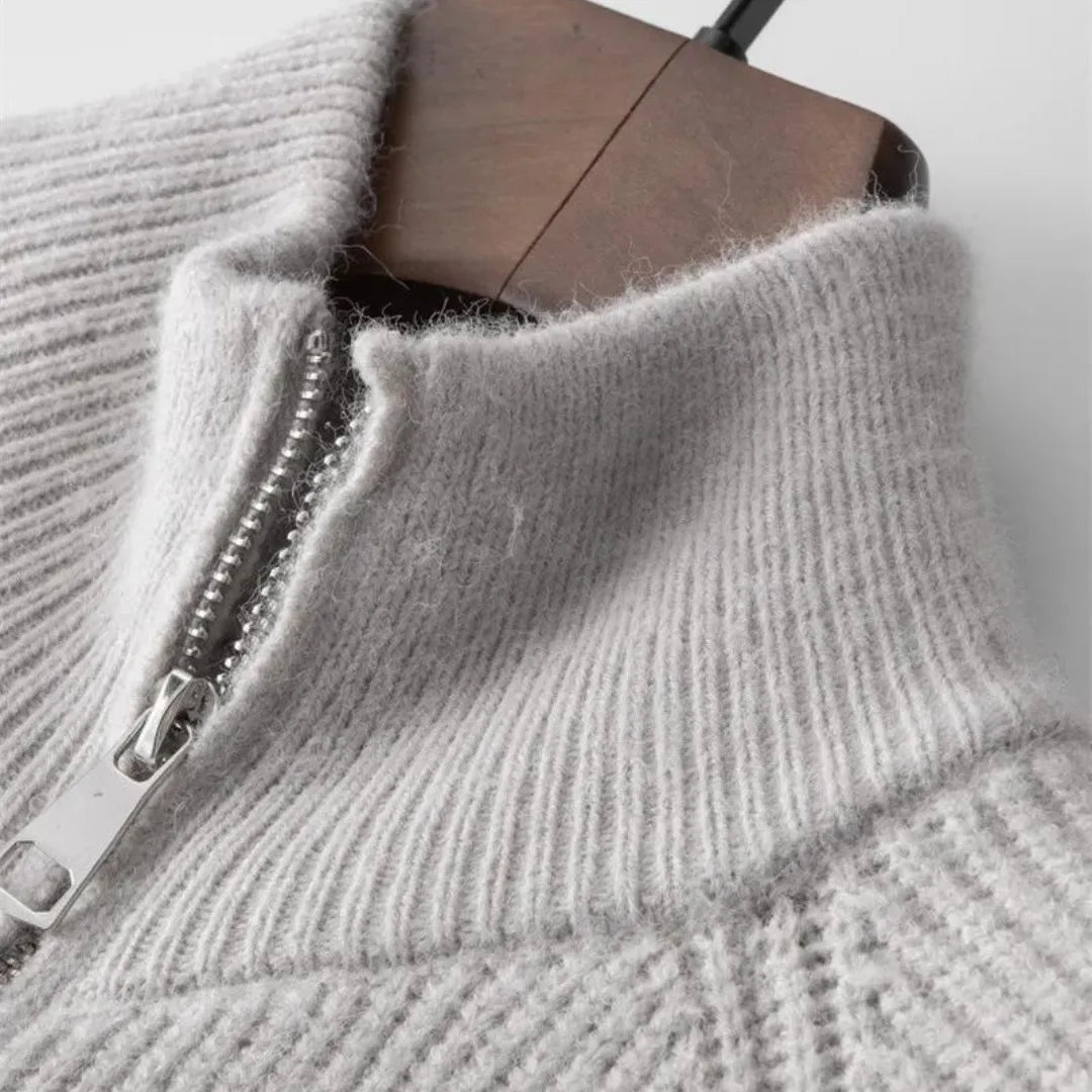 Alessandro - Elegant Wollen Rits Vest