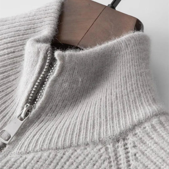 Alessandro - Elegant Wollen Rits Vest