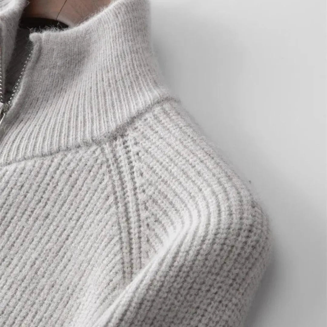 Alessandro - Elegant Wollen Rits Vest