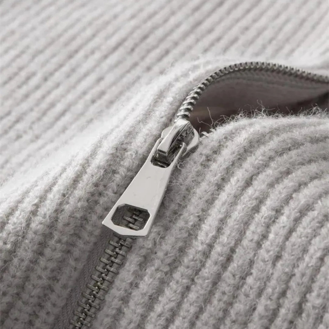 Alessandro - Elegant Wollen Rits Vest