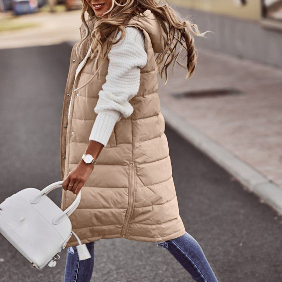 Annemarie - Elegant Lang Gewatteerd Gilet
