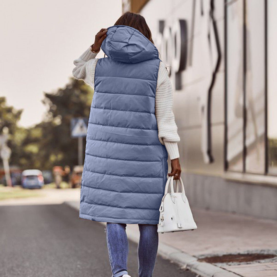 Annemarie - Elegant Lang Gewatteerd Gilet