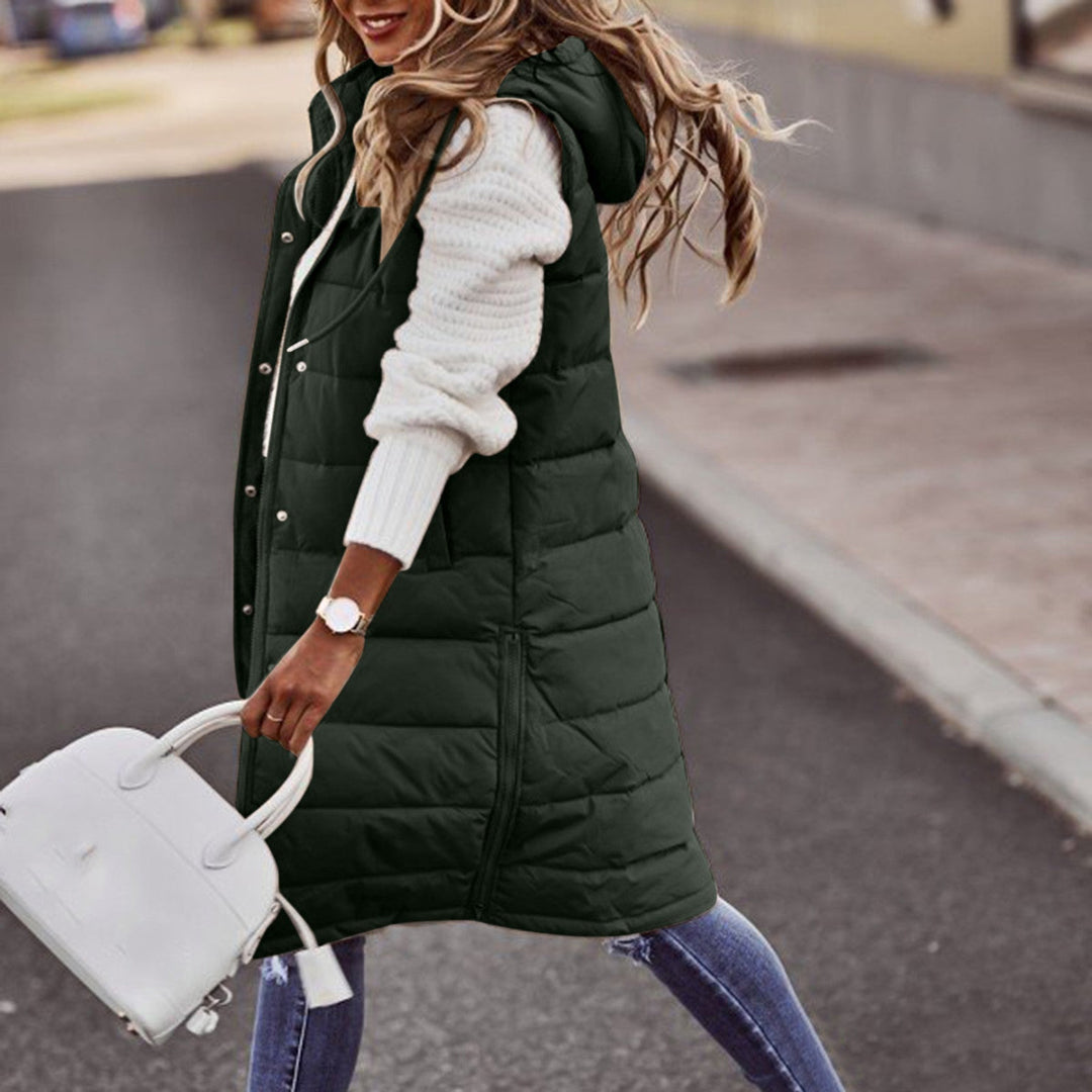 Annemarie - Elegant Lang Gewatteerd Gilet