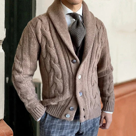 Lucas - Vest Elegant Gebreid Warm Heren