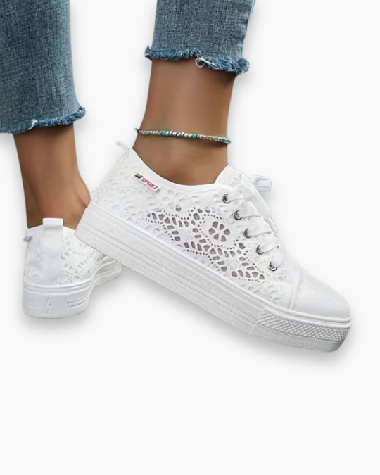Elegante lage sneakers voor dames | Ademend en zomers