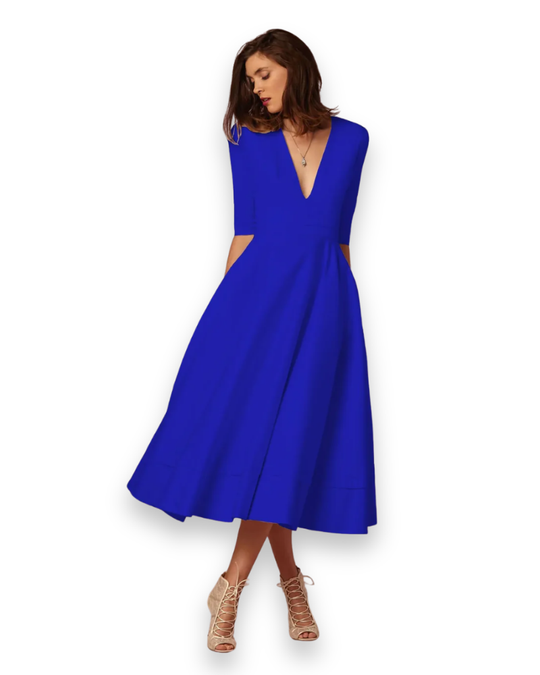 Elegante midi-jurk voor dames | Comfortabel en vrouwelijk