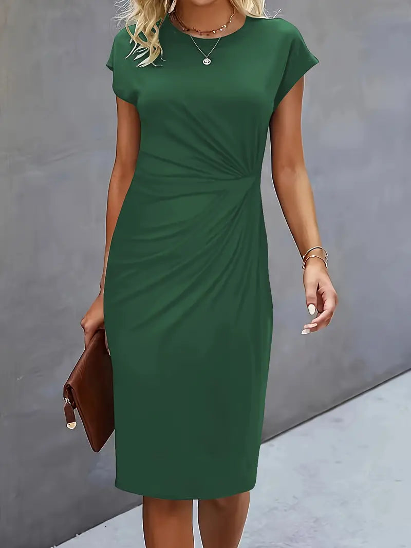 Bodycon Midi Jurk Dames Elegant - Emma