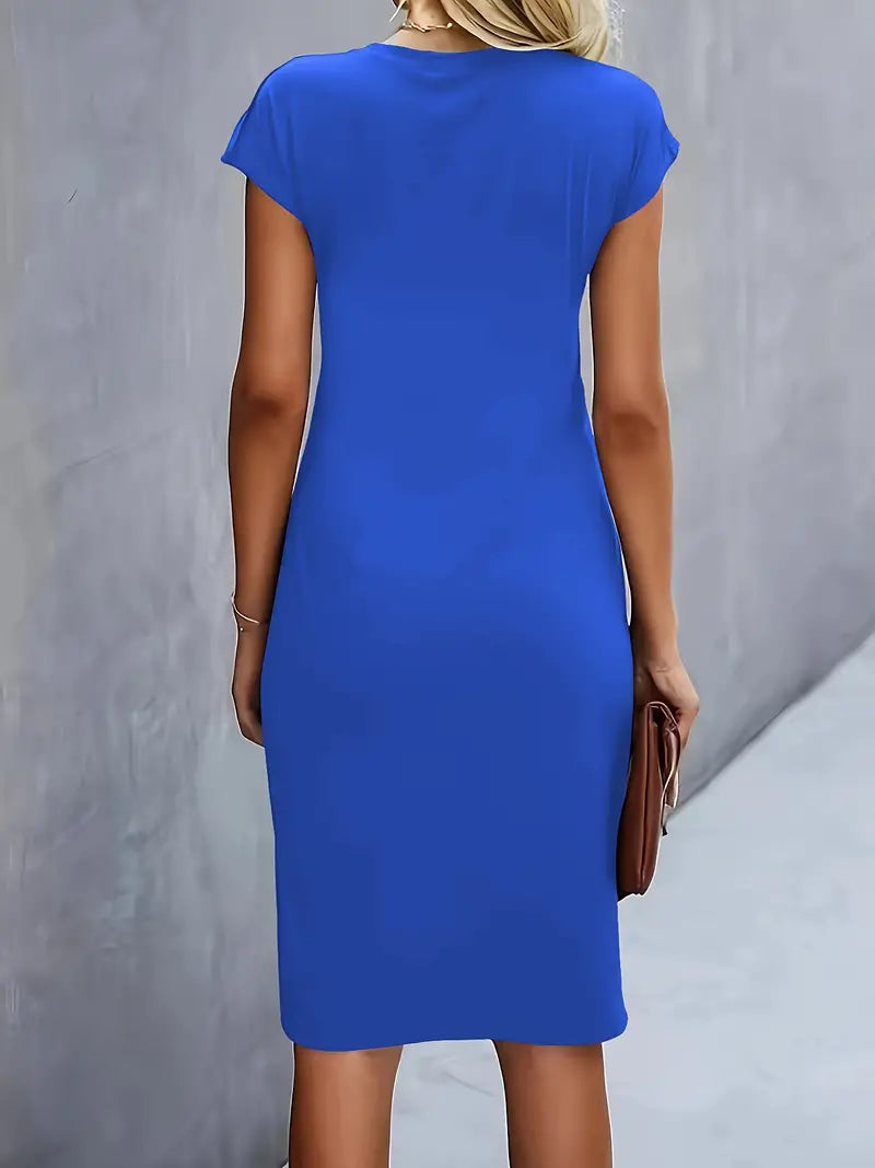 Bodycon Midi Jurk Dames Elegant - Emma