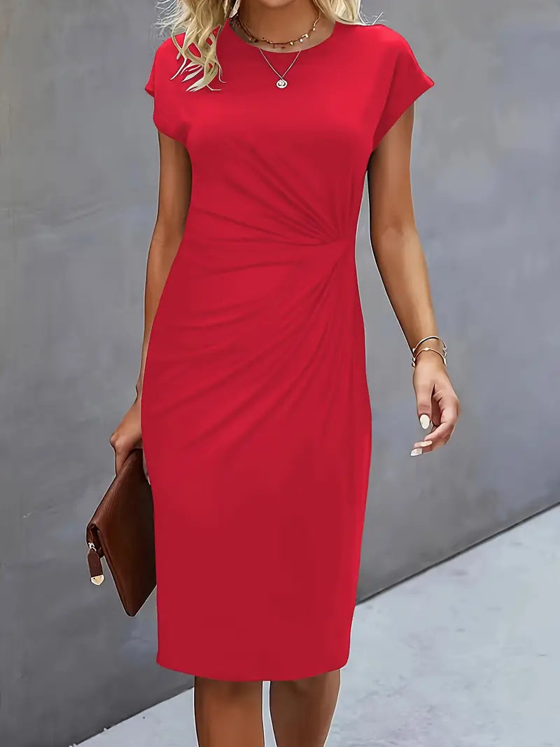 Bodycon Midi Jurk Dames Elegant - Emma