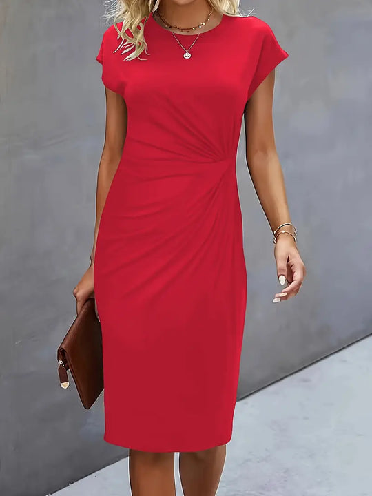 Bodycon Midi Jurk Dames Elegant - Emma