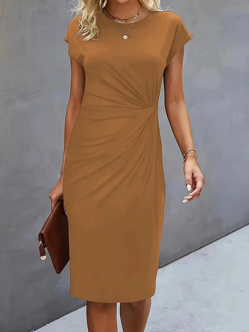 Bodycon Midi Jurk Dames Elegant - Emma