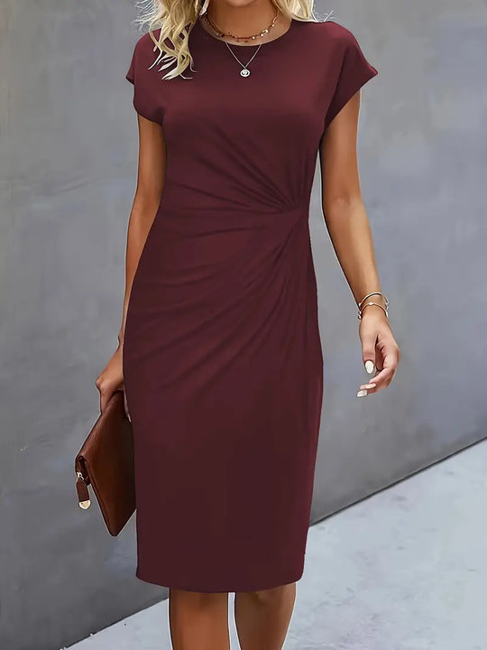 Bodycon Midi Jurk Dames Elegant - Emma