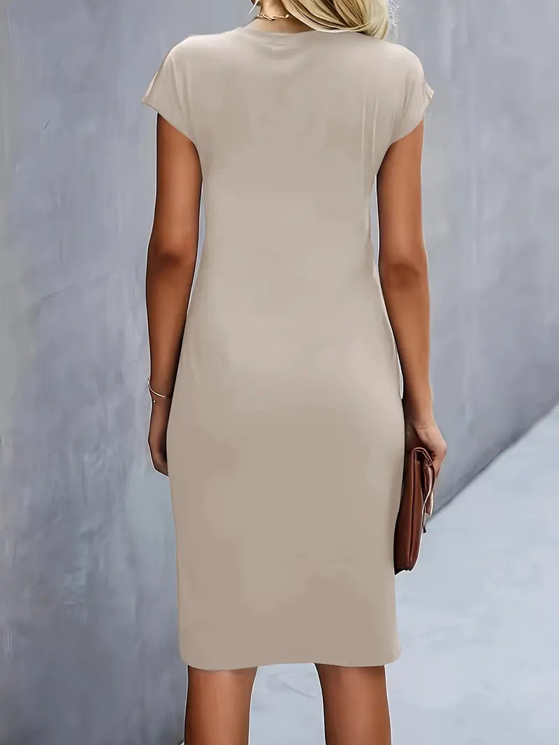 Bodycon Midi Jurk Dames Elegant - Emma
