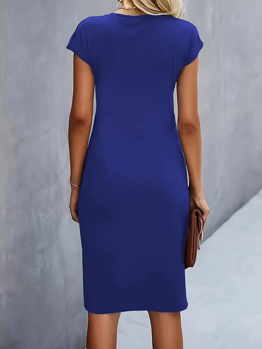 Bodycon Midi Jurk Dames Elegant - Emma