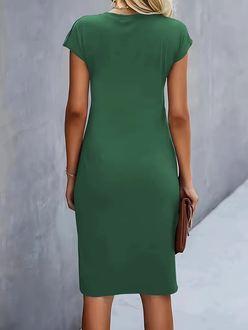 Bodycon Midi Jurk Dames Elegant - Emma