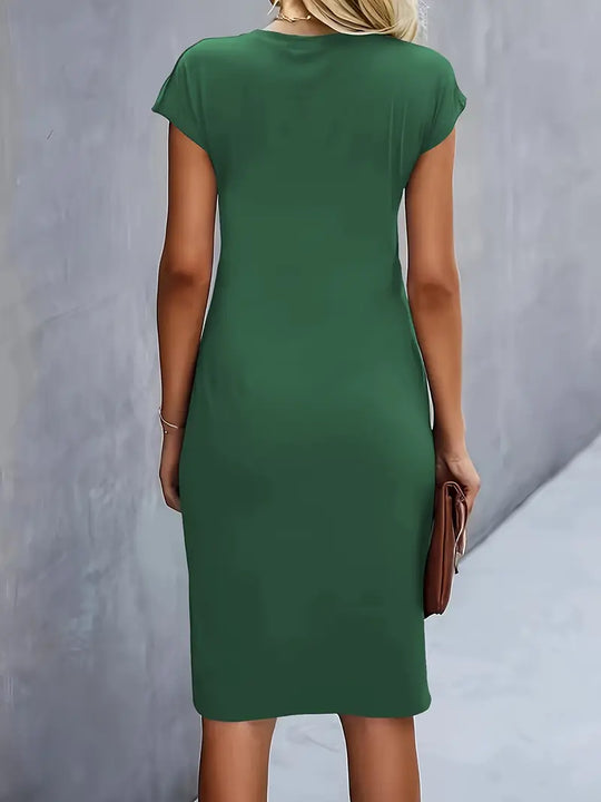 Bodycon Midi Jurk Dames Elegant - Emma