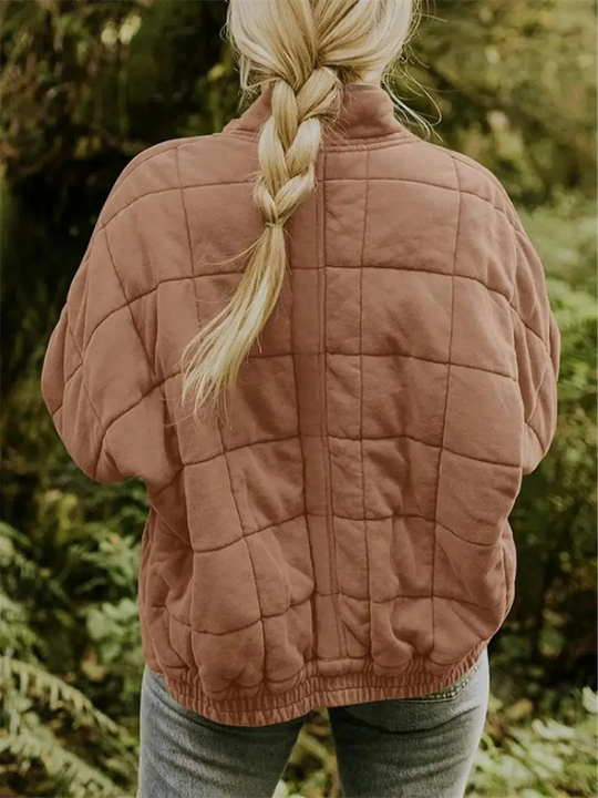 Astrid - Comfortabele Oversized Gewatteerde Winterjas